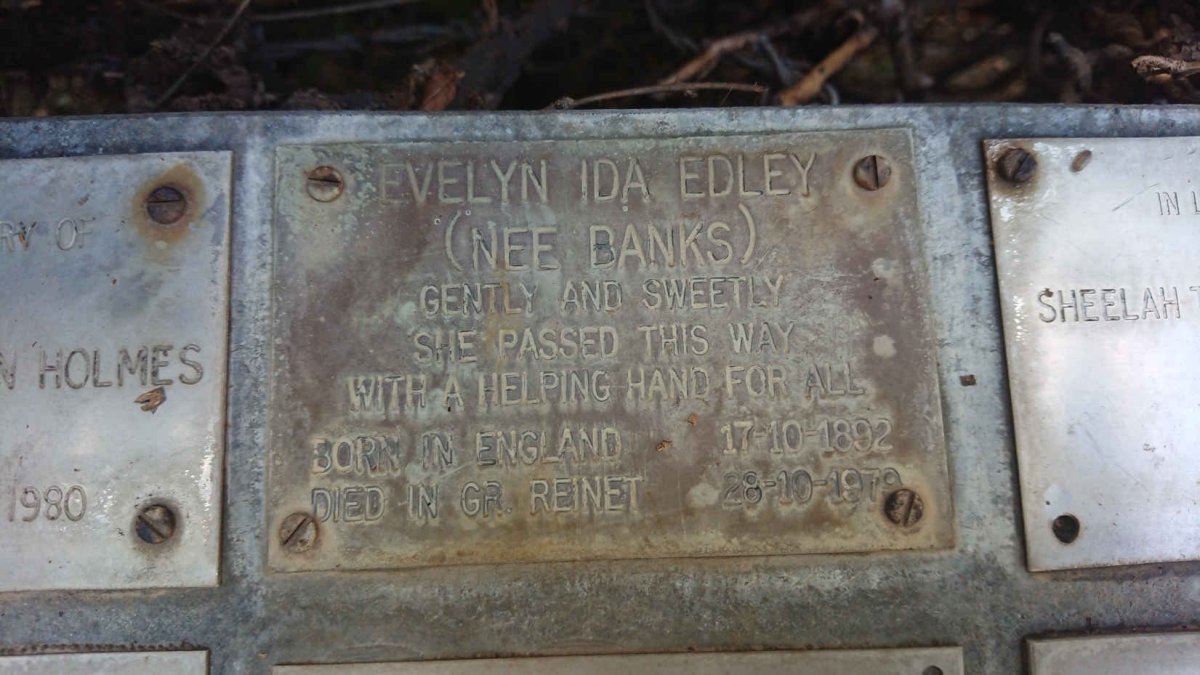 EDLEY Evelyn Ida nee BANKS 1892-1979