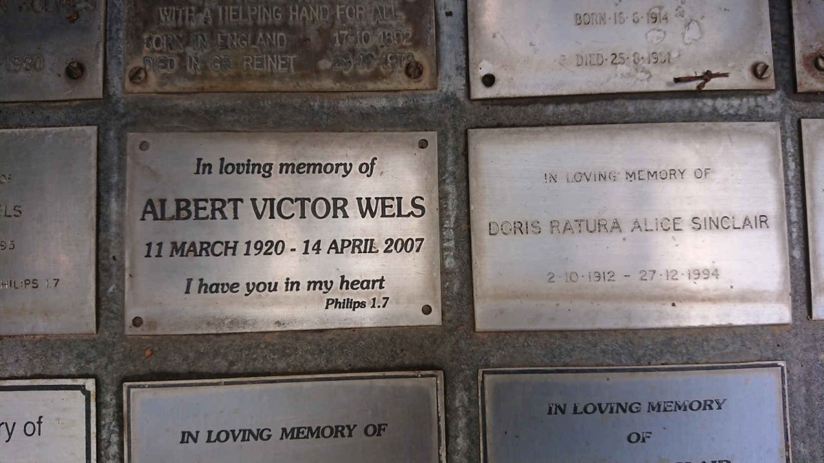 WELS Albert Victor 1920-2007