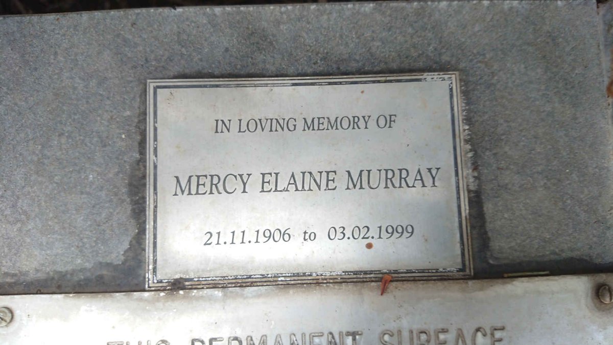 MURRAY Mercy Elaine 1906-1999