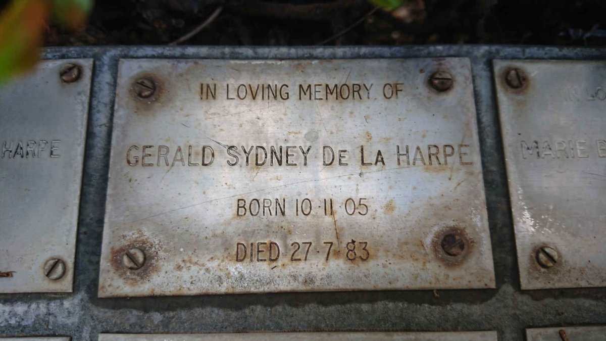 HARPE Gerald Sydney, de la 1905-1983