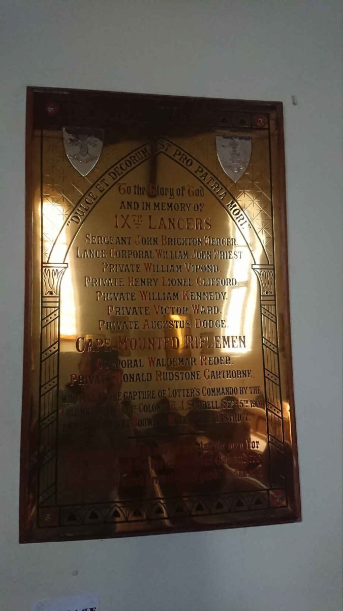 Men who fell at the capture of Lotter's Commando - 1901, buried at Bouwers Hoek _1