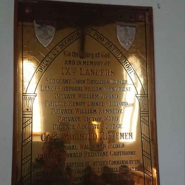 Men who fell at the capture of Lotter's Commando - 1901, buried at Bouwers Hoek _1