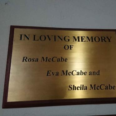 McCABE Rosa :: McCABE Eva :: McCABE Sheila