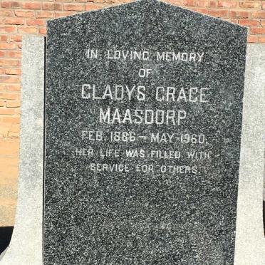 MAASDORP Gladys Grace 1886-1960