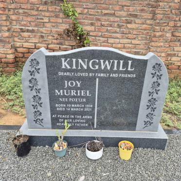 KINGWILL Joy Muriel nee POTTER 1938-2021