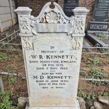 KENNETT W.R. 1839-1905 & M.D. 1840-1931