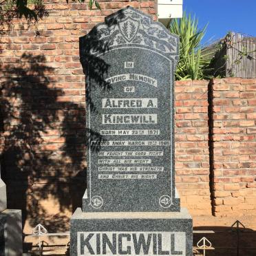 KINGWILL Alfred A. 1871-1966 :: KINGWILL Arthur Meredith 1927-2003