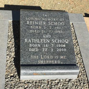 SCHOO Reinier 1911-1987 &amp; Kathleen 1906-2000