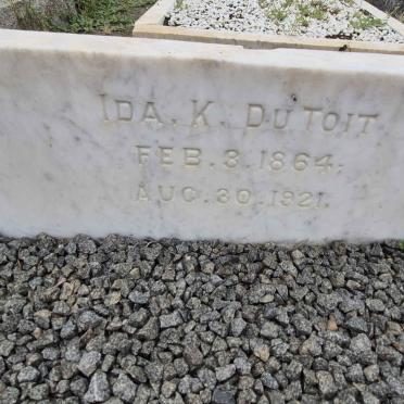 TOIT Ida K., du 1864-1921