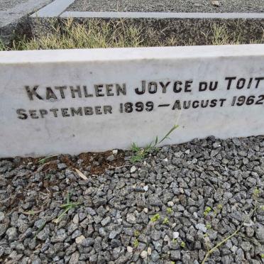TOIT Kathleen Joyce, du 1899-1962