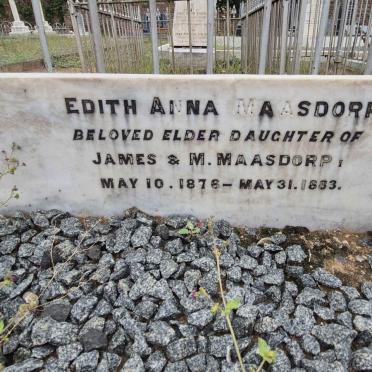 MAASDORP Edith Anna 1876-1883