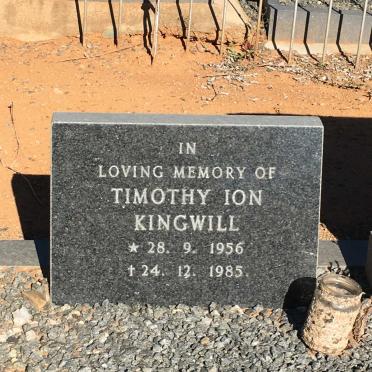 KINGWILL Timothy Ion 1956-1985