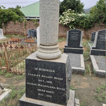 NESER Charles August 1827-1919 & Cecilia Magdalena HART 1833-1919
