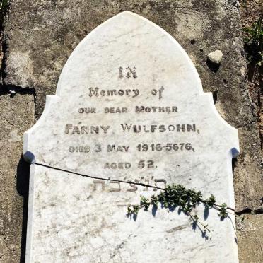 WULFSOHN Fanny -1916