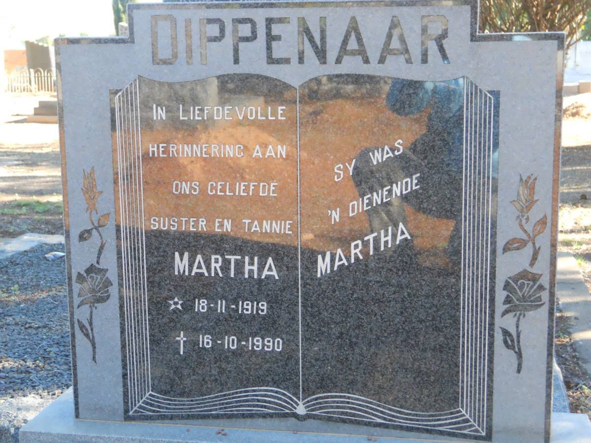 DIPPENAAR Martha 1919-1990