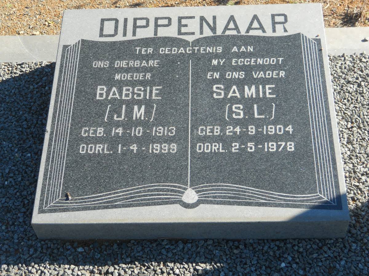 DIPPENAAR S.L. 1904-1978 &amp; J.M. 1913-1999