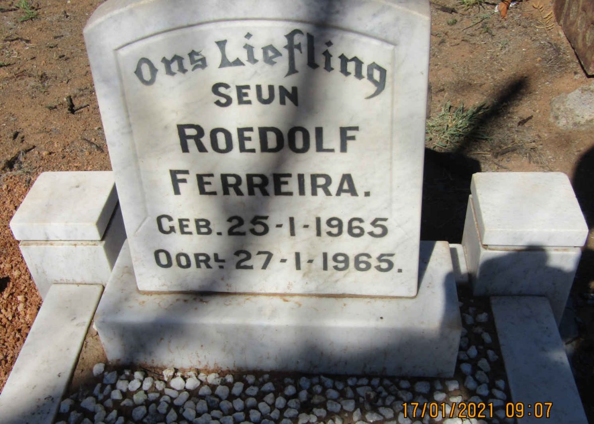 FERREIRA Roedolf 1965-1965