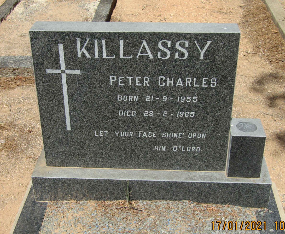 KILLASSY Peter Charles 1955-1985
