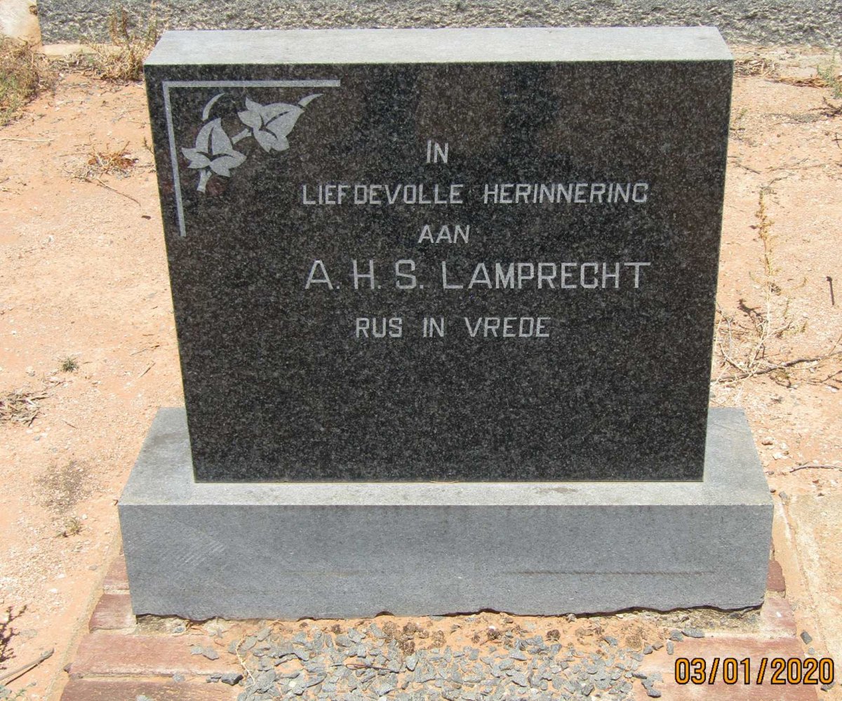 LAMPRECHT A.H.S.