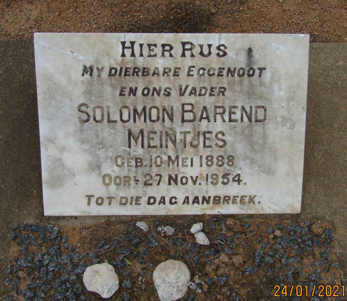 MEINTJES Solomon Barend 1881-954