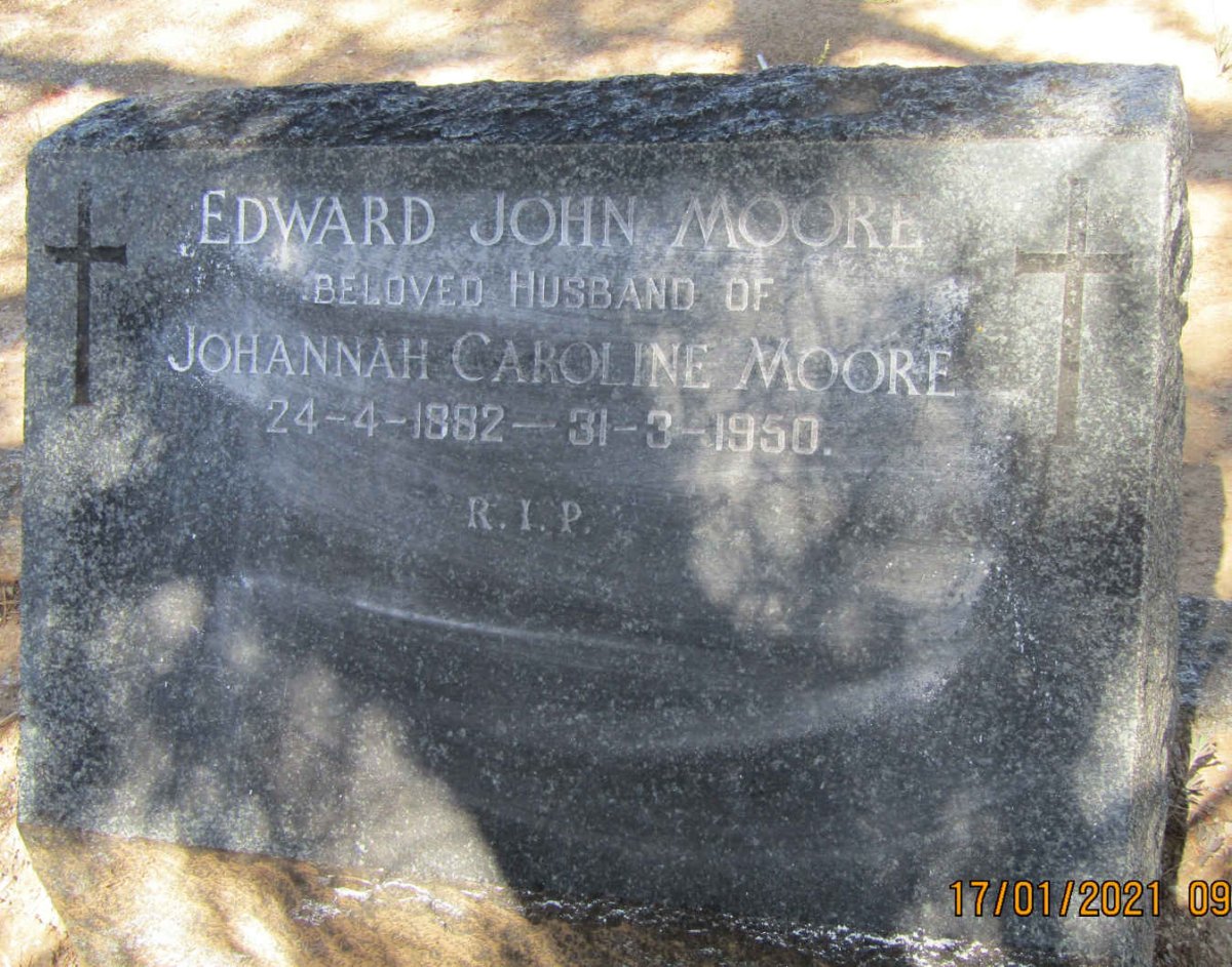 MOORE Edward John 1882-1950