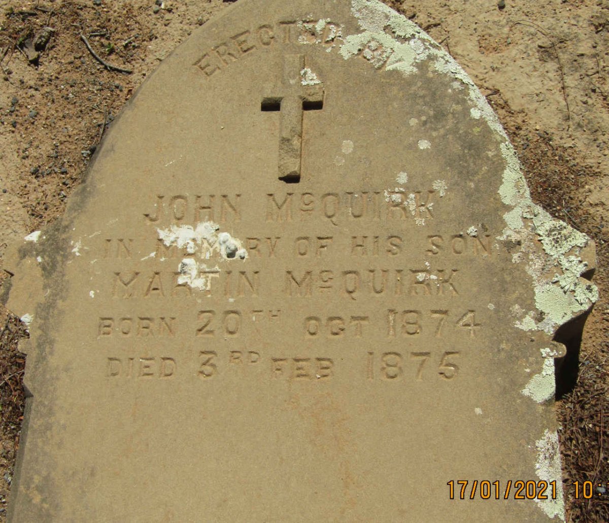 McQUIRK Martin 1874-1875