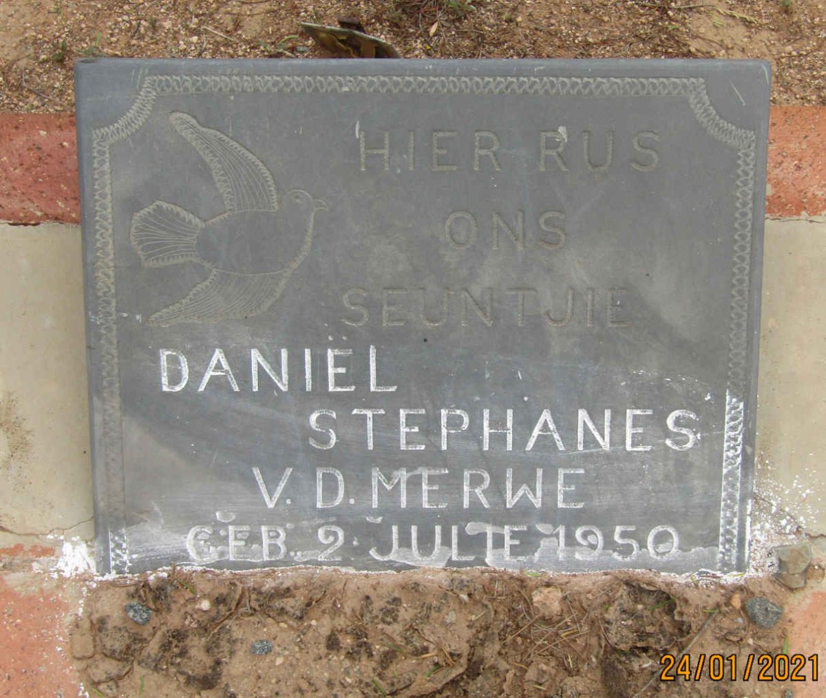 MERWE Daniel Stephanes, v.d. 1950-