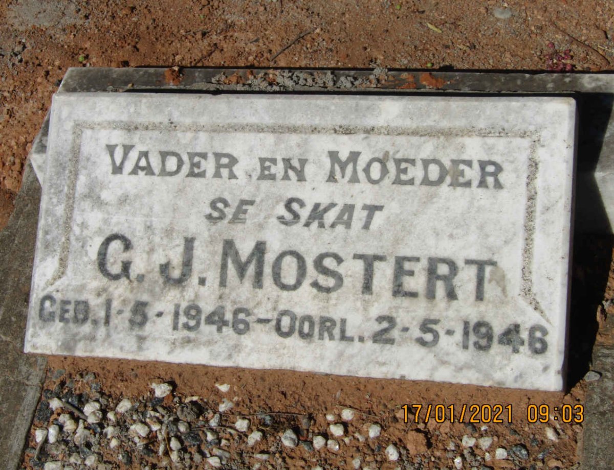 MOSTERT G.J. 1946-1946