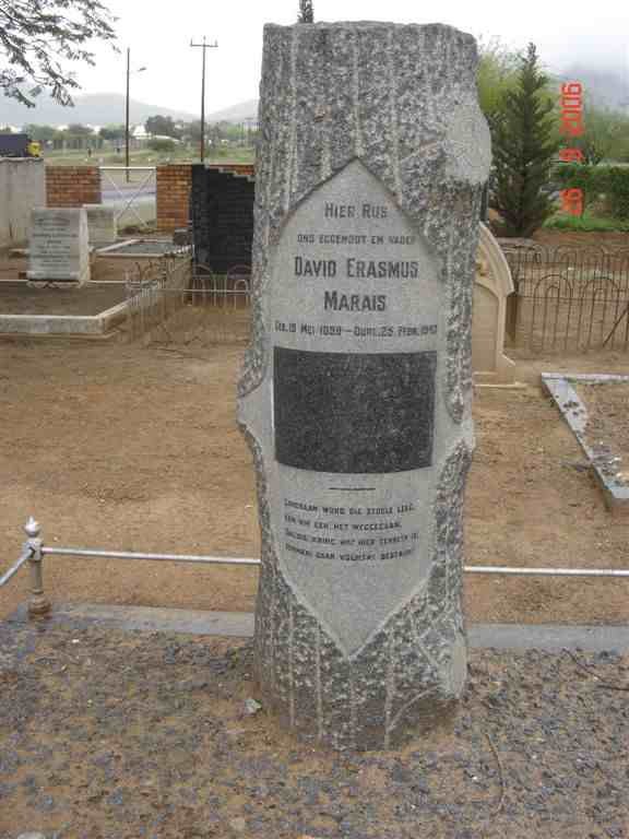 MARAIS David Erasmus 1898-1943