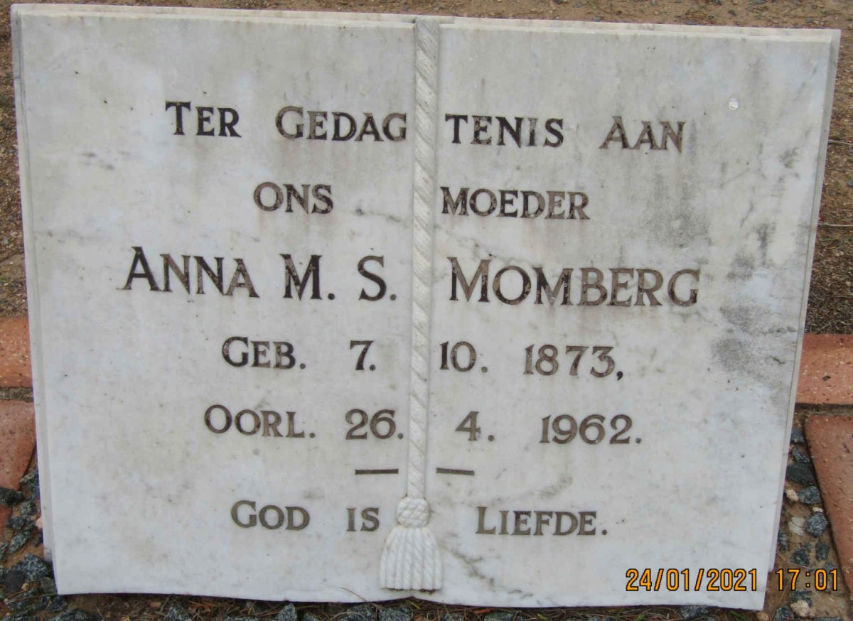 MOMBERG Anna M.S. 1873-1962