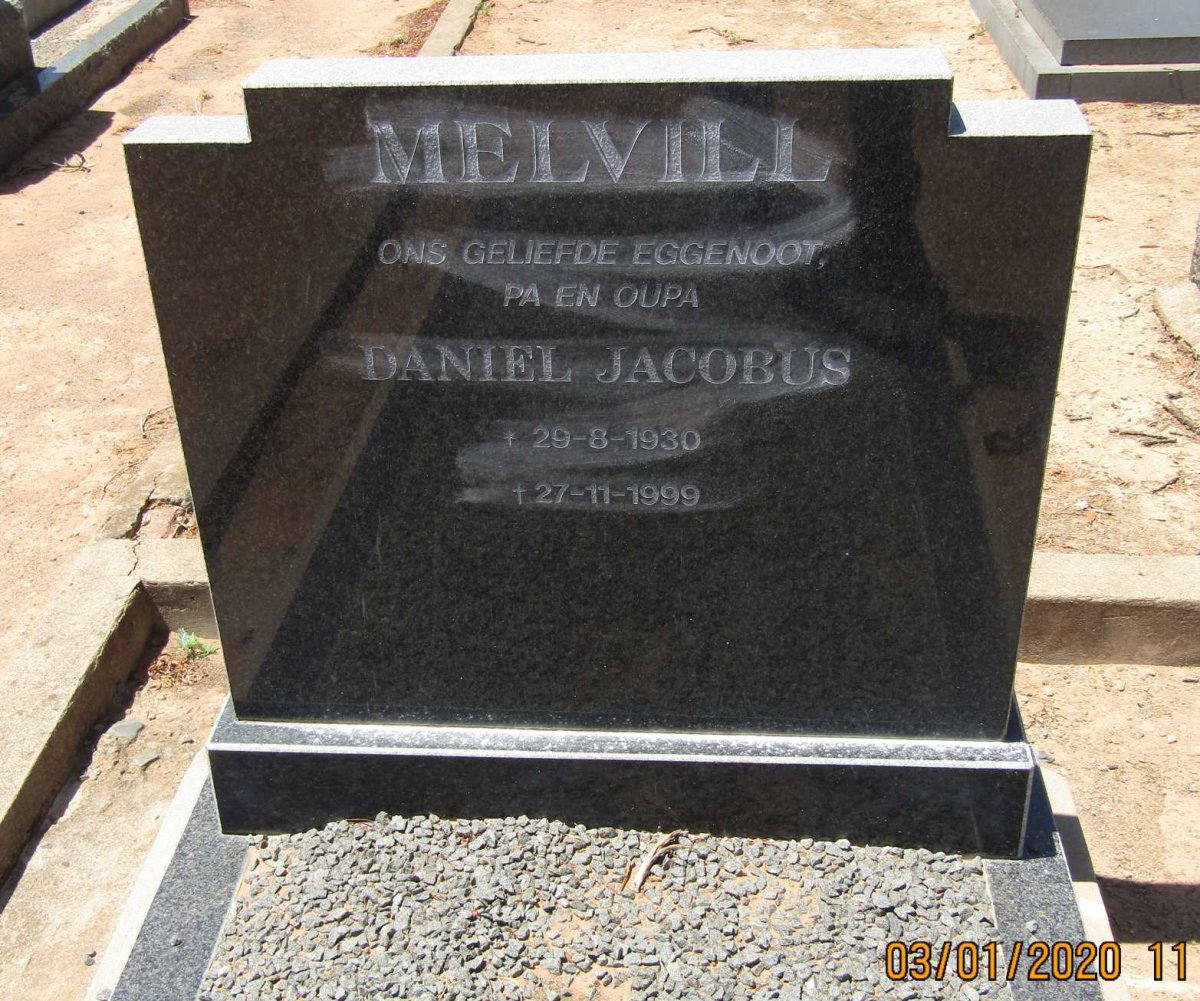 MELVILL Daniel Jacobus 1930-1999