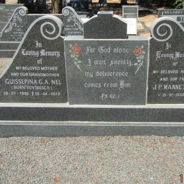 NEL J.P. 1933-1999 &amp; Guissepina G.A. VENTRESCA 1930-2013