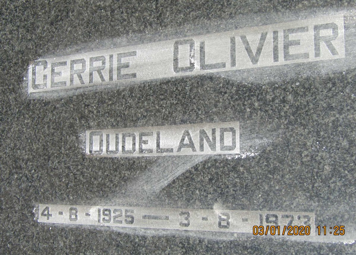 OLIVIER Gerrie 1925-1973