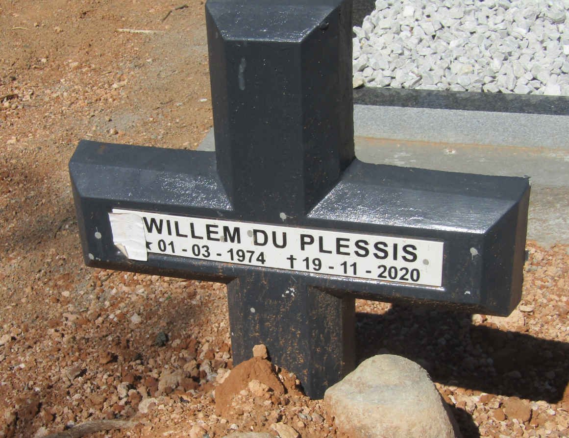 PLESSIS Willem, du 1974-2020