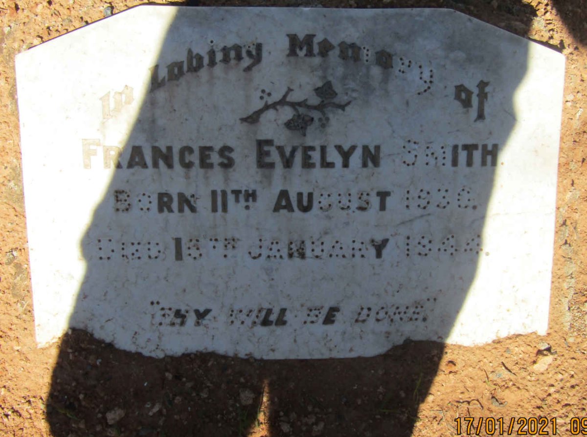SMITH Frances Evelyn 1930-1944