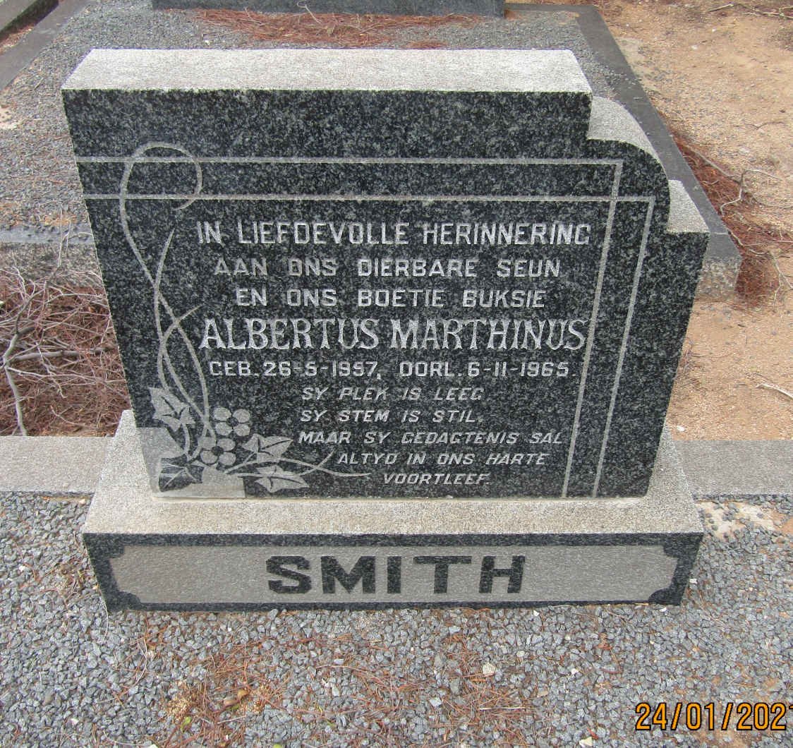 SMITH Albertus Marthinus 1957-1965
