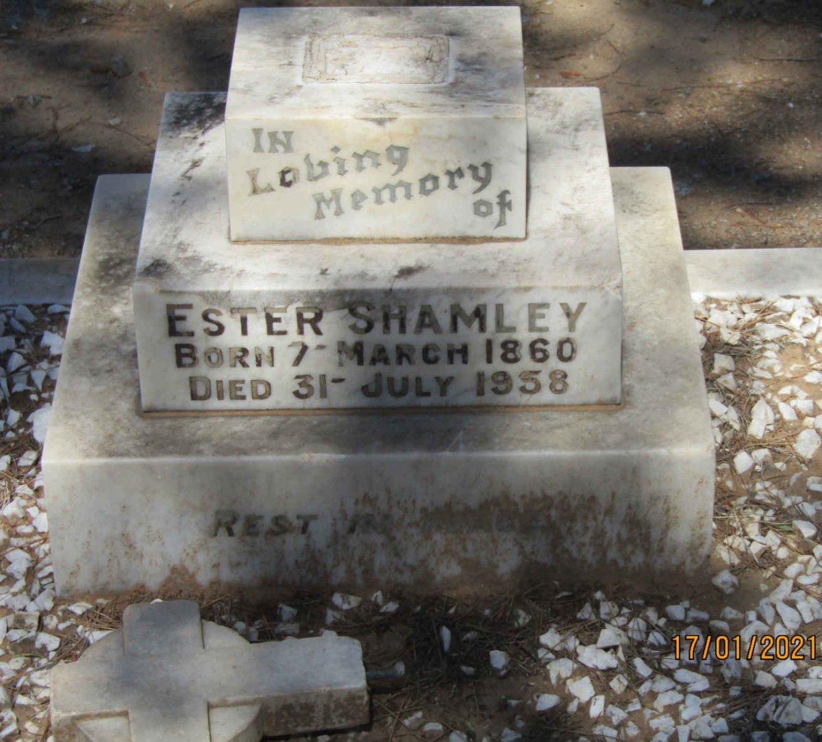 SHAMLEY Ester 1860-1958