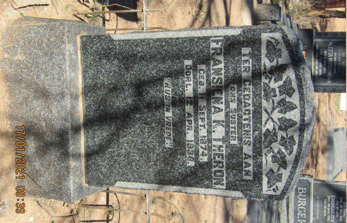 THERON Fransiena K. 1874-1938