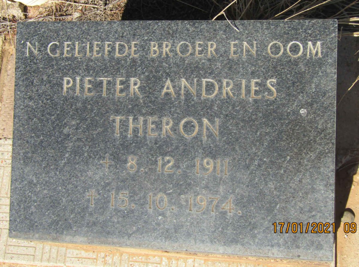 THERON Pieter Andries 1911-1974