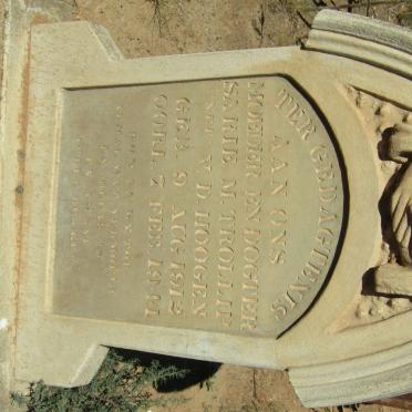 TROLLIP Sarie M. nee V.D. HOOGEN 1912-1941