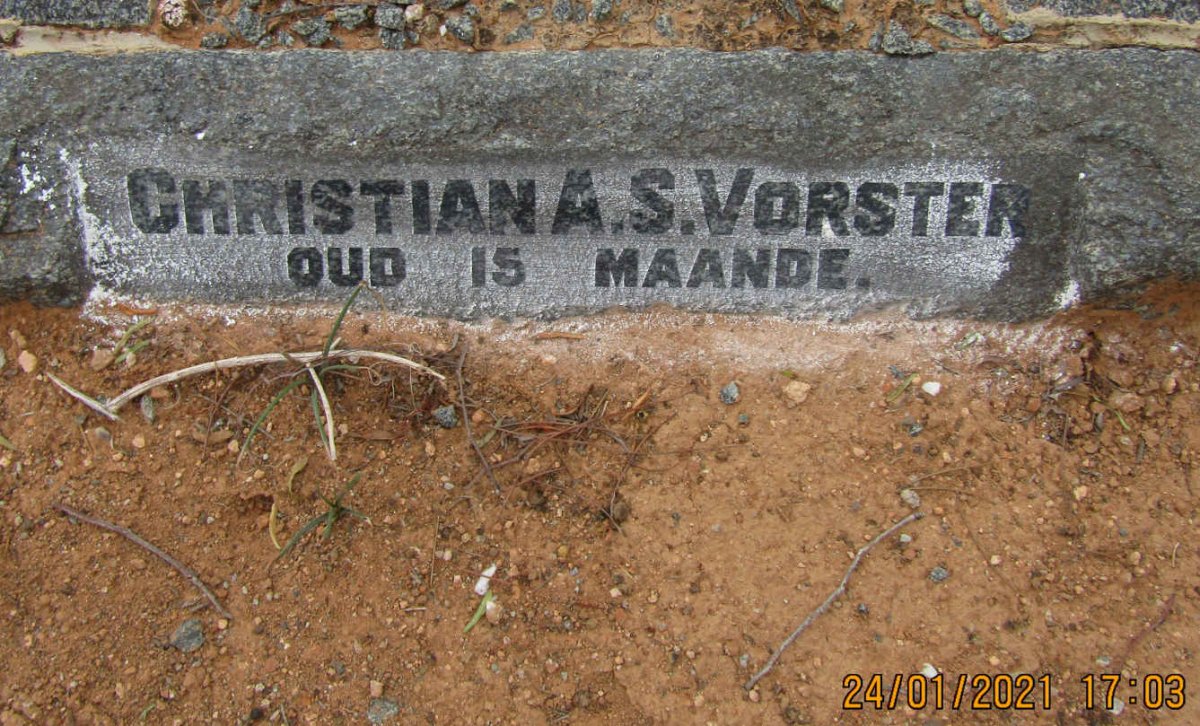 VORSTER Christian A.S.
