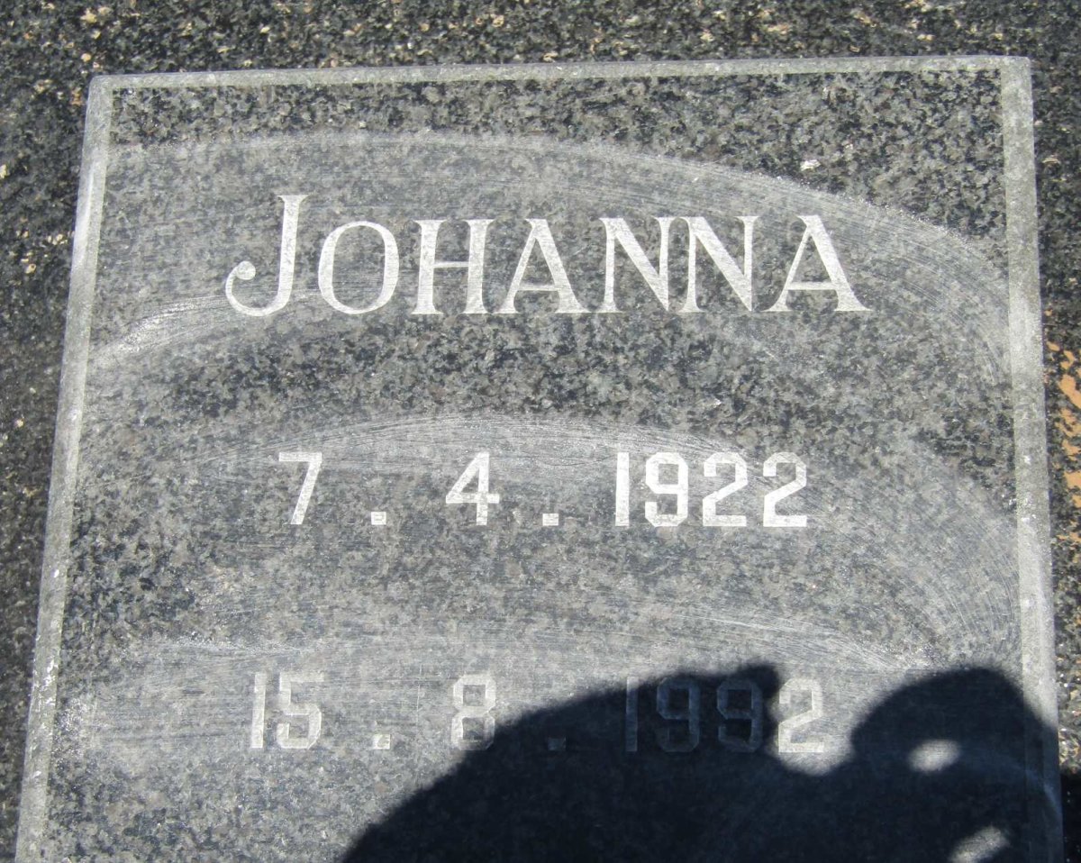 VUUREN Johannes Nicolaas, Jansen van 1889-1987 &amp; Catharina Johanna Magdalena SWANEPOEL 1898-1977