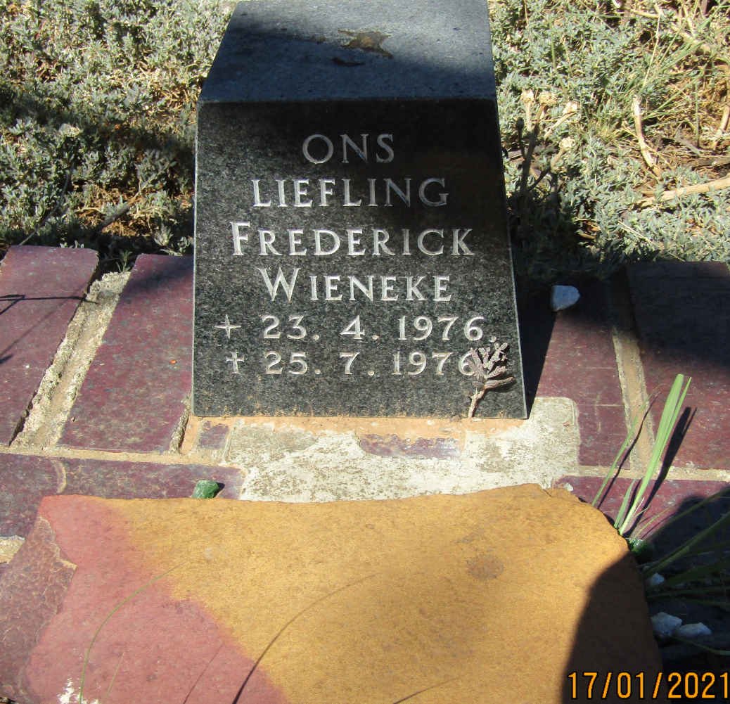 WIENEKE Frederick 1976-1976