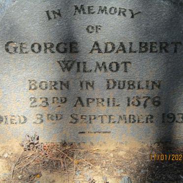 WILMOT George Adalbert 1876-1936