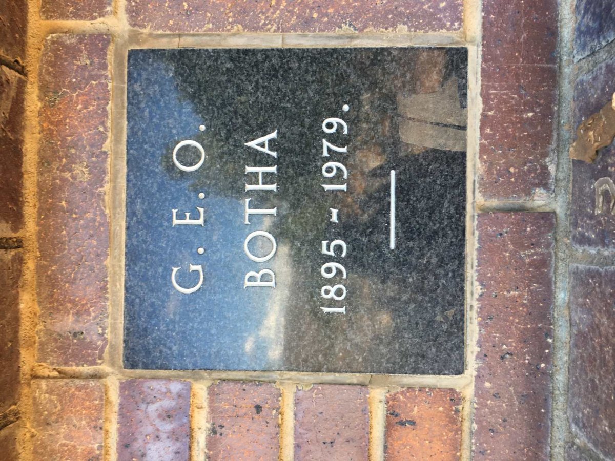BOTHA G.E.O. 1895-1979