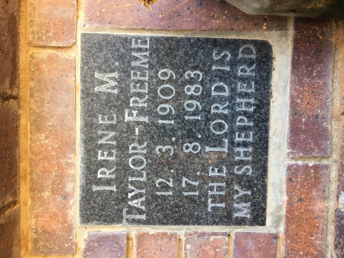 FREEME Irene M., TAYLOR 1909-1983