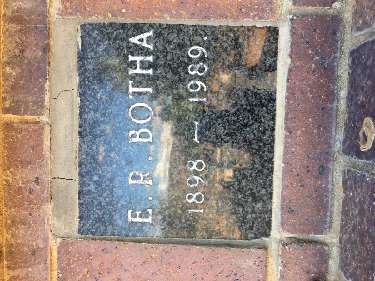 BOTHA E.R. 1898-1989