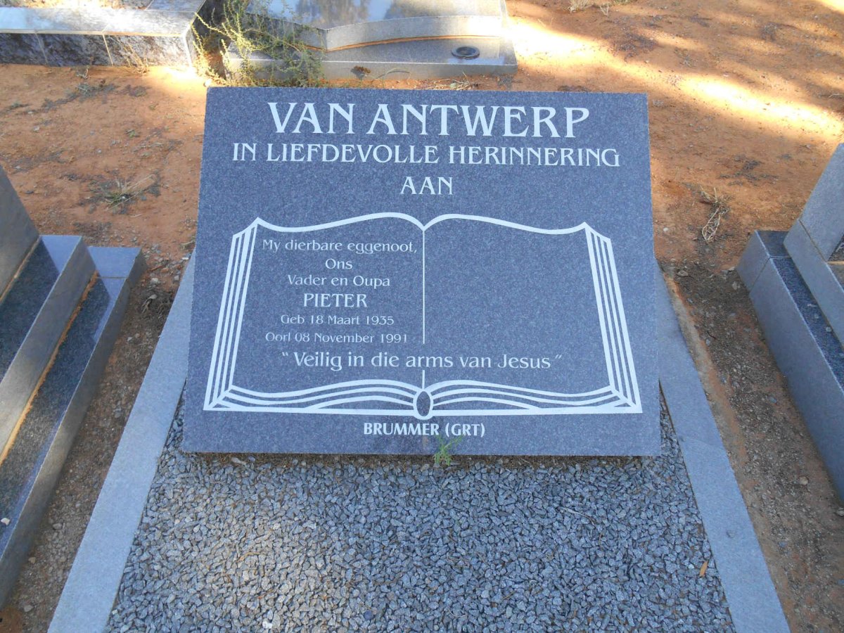 ANTWERP Pieter, van 1935-1991