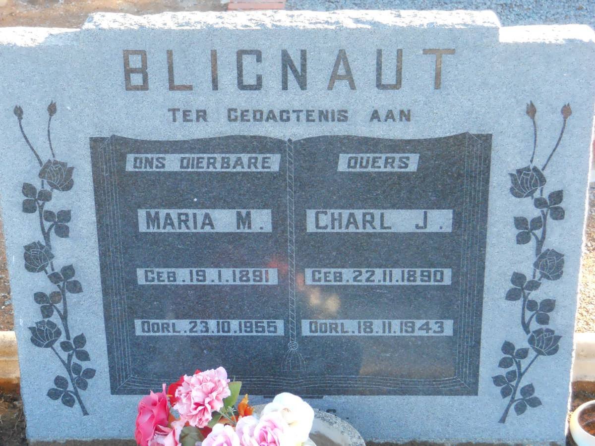 BLIGNAUT Charl J. 1890-1943 &amp; Maria M. 1891-1955