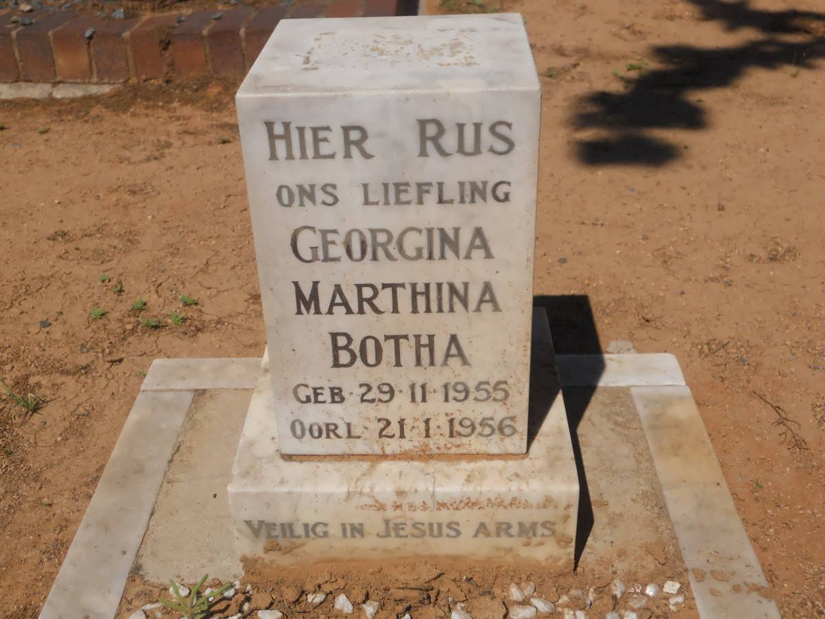 BOTHA Georgina Marthina 1955-1956
